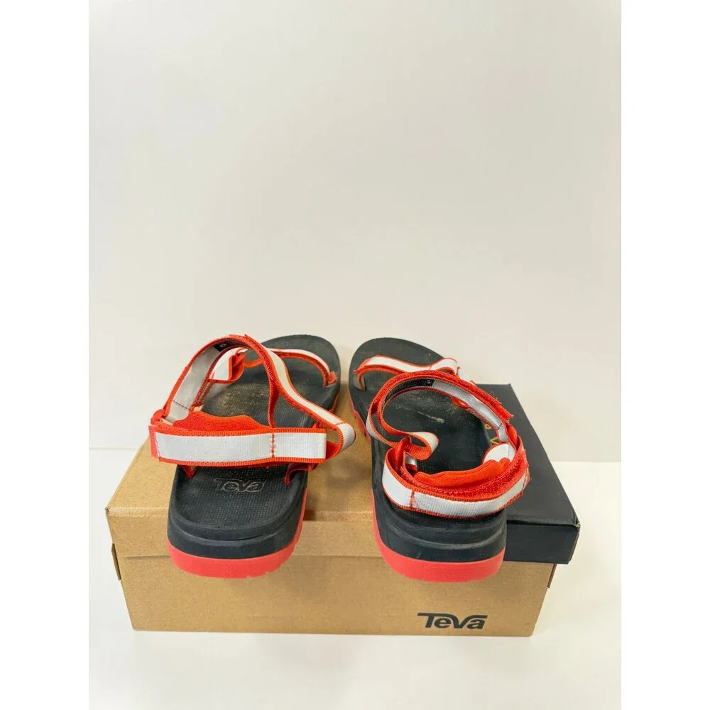 Teva Hurricane XLT Jr Gleam (Little Big Kid) Sport Sandal, Fiery Red, 5 US Unise